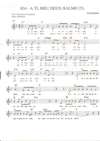 Catholic Church Music (Músicas Católicas)  score for Keyboard