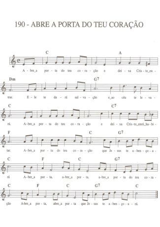 Catholic Church Music (Músicas Católicas)  score for Keyboard