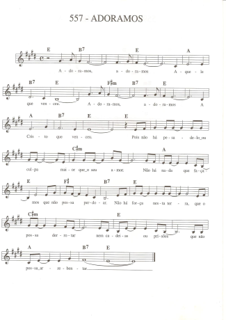 Catholic Church Music (Músicas Católicas)  score for Keyboard