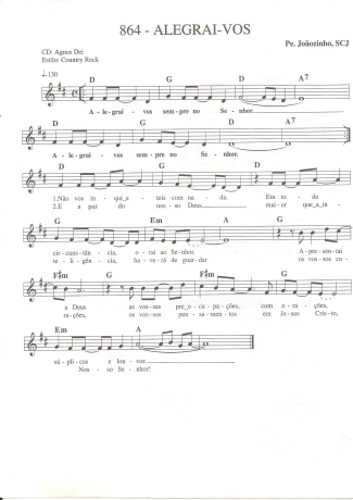 Catholic Church Music (Músicas Católicas)  score for Keyboard