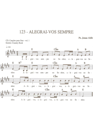 Catholic Church Music (Músicas Católicas)  score for Keyboard