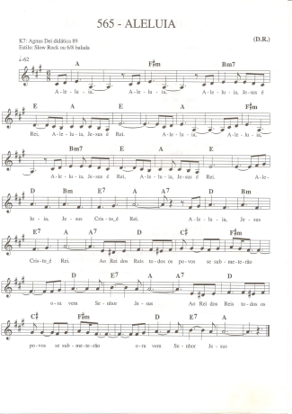 Catholic Church Music (Músicas Católicas)  score for Keyboard