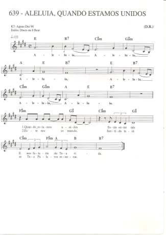 Catholic Church Music (Músicas Católicas)  score for Keyboard