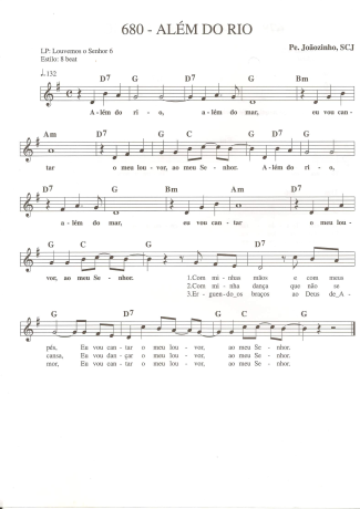 Catholic Church Music (Músicas Católicas) Além do Rio score for Keyboard
