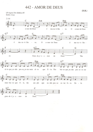 Catholic Church Music (Músicas Católicas)  score for Keyboard