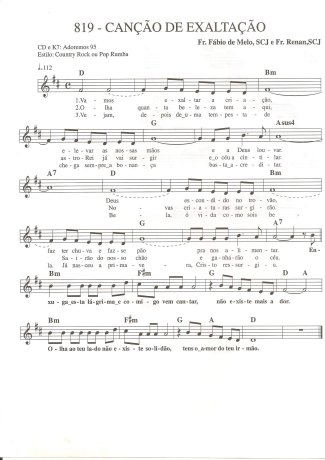 Catholic Church Music (Músicas Católicas)  score for Keyboard