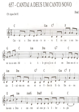 Catholic Church Music (Músicas Católicas)  score for Keyboard