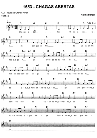 Catholic Church Music (Músicas Católicas) Chagas Abertas score for Keyboard