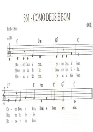 Catholic Church Music (Músicas Católicas)  score for Keyboard