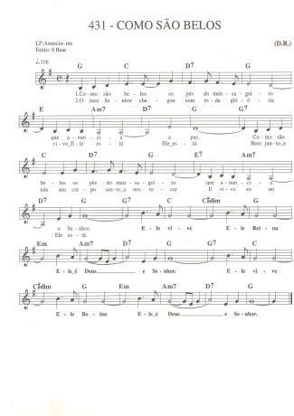 Catholic Church Music (Músicas Católicas)  score for Keyboard