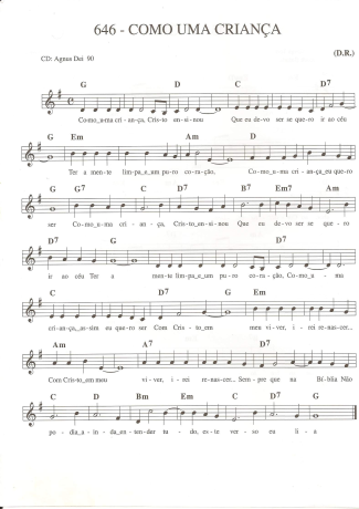 Catholic Church Music (Músicas Católicas)  score for Keyboard