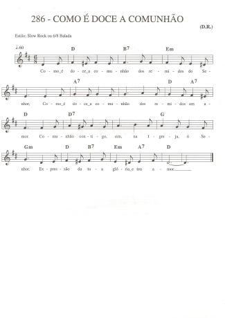 Catholic Church Music (Músicas Católicas)  score for Keyboard