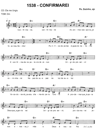 Catholic Church Music (Músicas Católicas)  score for Keyboard