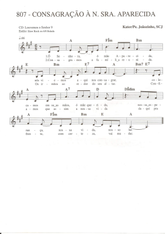 Catholic Church Music (Músicas Católicas)  score for Keyboard