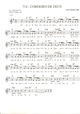 Catholic Church Music (Músicas Católicas)  score for Keyboard