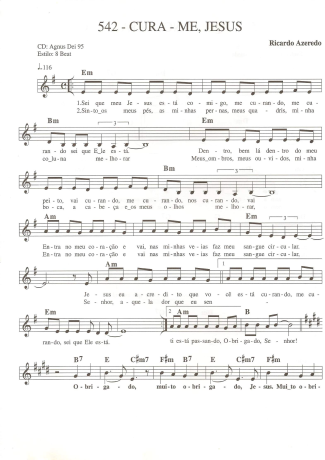 Catholic Church Music (Músicas Católicas)  score for Keyboard