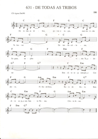 Catholic Church Music (Músicas Católicas)  score for Keyboard