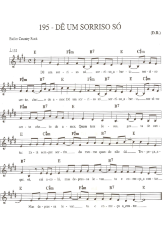 Catholic Church Music (Músicas Católicas) Dê Um Sorriso Só score for Keyboard
