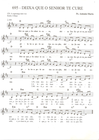 Catholic Church Music (Músicas Católicas)  score for Keyboard