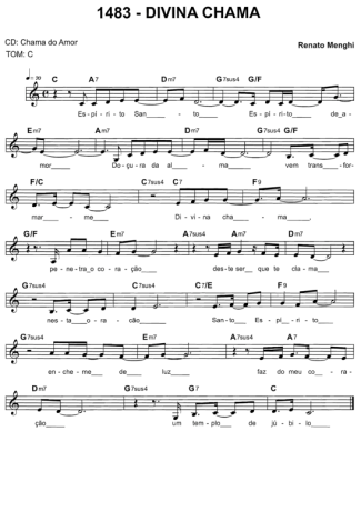 Catholic Church Music (Músicas Católicas)  score for Keyboard