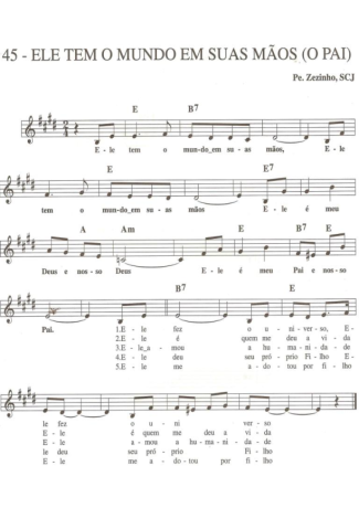 Catholic Church Music (Músicas Católicas)  score for Keyboard