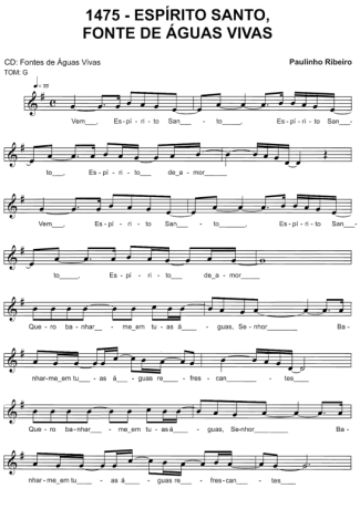 Catholic Church Music (Músicas Católicas)  score for Keyboard