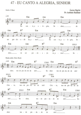 Catholic Church Music (Músicas Católicas)  score for Keyboard