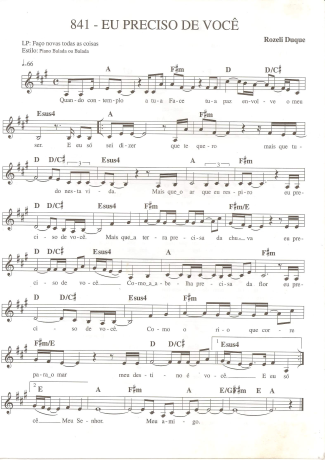 Catholic Church Music (Músicas Católicas)  score for Keyboard