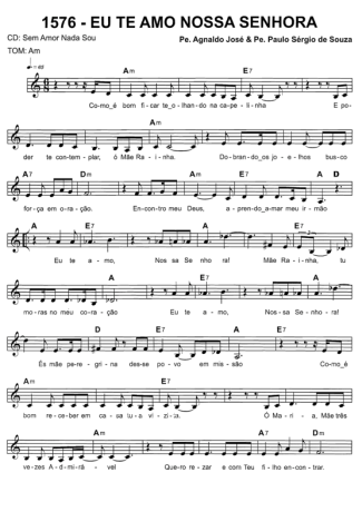 Catholic Church Music (Músicas Católicas)  score for Keyboard