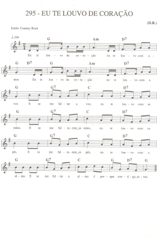 Catholic Church Music (Músicas Católicas)  score for Keyboard