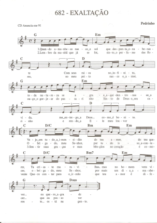 Catholic Church Music (Músicas Católicas)  score for Keyboard