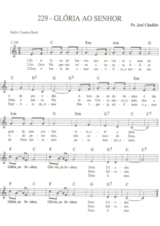 Catholic Church Music (Músicas Católicas)  score for Keyboard