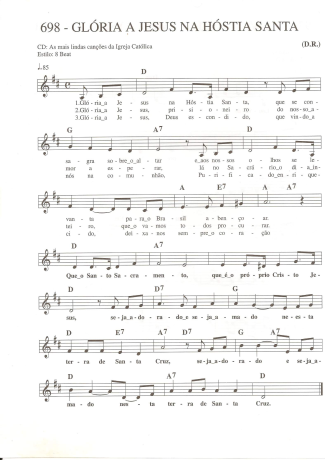 Catholic Church Music (Músicas Católicas) - Salmo do Matrimônio - Sheet  Music For Keyboard