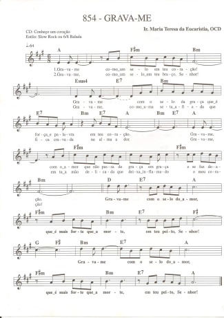 Catholic Church Music (Músicas Católicas)  score for Keyboard