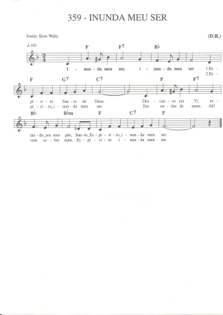 Catholic Church Music (Músicas Católicas) Imunda Meu Ser score for Keyboard