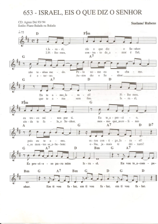 Catholic Church Music (Músicas Católicas)  score for Keyboard