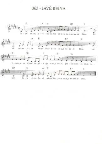 Catholic Church Music (Músicas Católicas) Javé Reina score for Keyboard