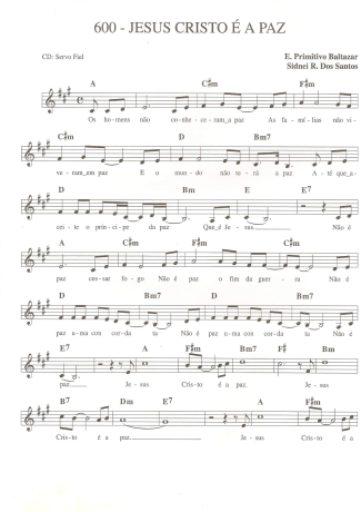 Catholic Church Music (Músicas Católicas)  score for Keyboard