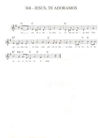 Catholic Church Music (Músicas Católicas)  score for Keyboard