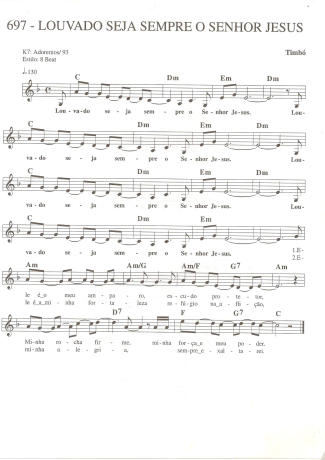 Catholic Church Music (Músicas Católicas)  score for Keyboard