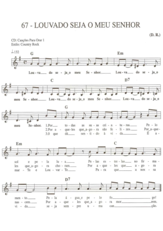 Catholic Church Music (Músicas Católicas)  score for Keyboard