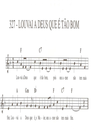 Catholic Church Music (Músicas Católicas) Louvai a Deus Que É Tão Bom score for Keyboard