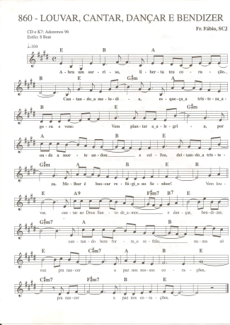 Catholic Church Music (Músicas Católicas)  score for Keyboard