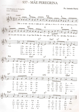 Catholic Church Music (Músicas Católicas)  score for Keyboard