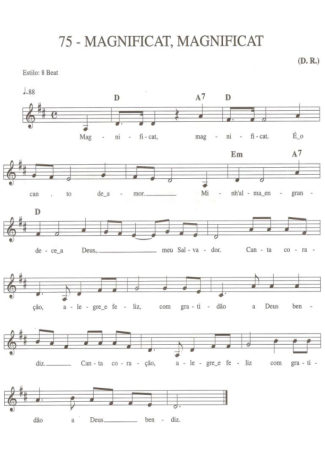 Catholic Church Music (Músicas Católicas)  score for Keyboard