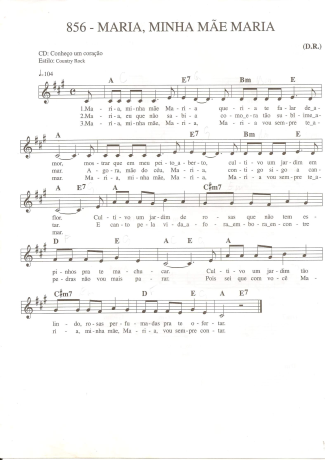 Catholic Church Music (Músicas Católicas)  score for Keyboard