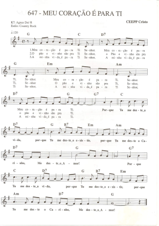 Catholic Church Music (Músicas Católicas)  score for Keyboard