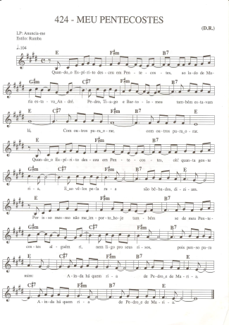 Catholic Church Music (Músicas Católicas)  score for Keyboard