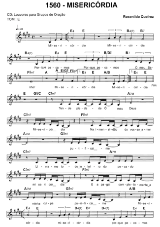 Catholic Church Music (Músicas Católicas)  score for Keyboard