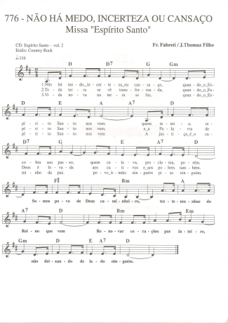 Catholic Church Music (Músicas Católicas)  score for Keyboard